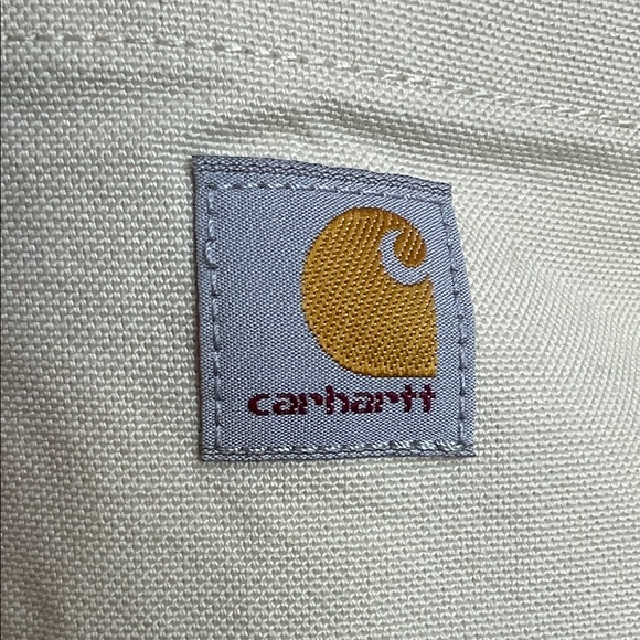 Carhartt Men's Cream Button-Up Shirt Jacket - Picture 2 of 10